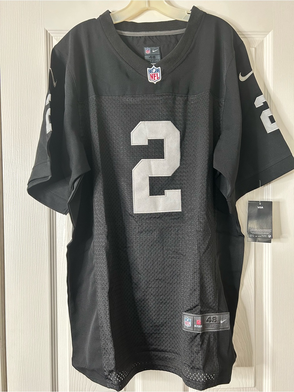 Nike Men’s Black Raiders Pryor #2 Jersey
